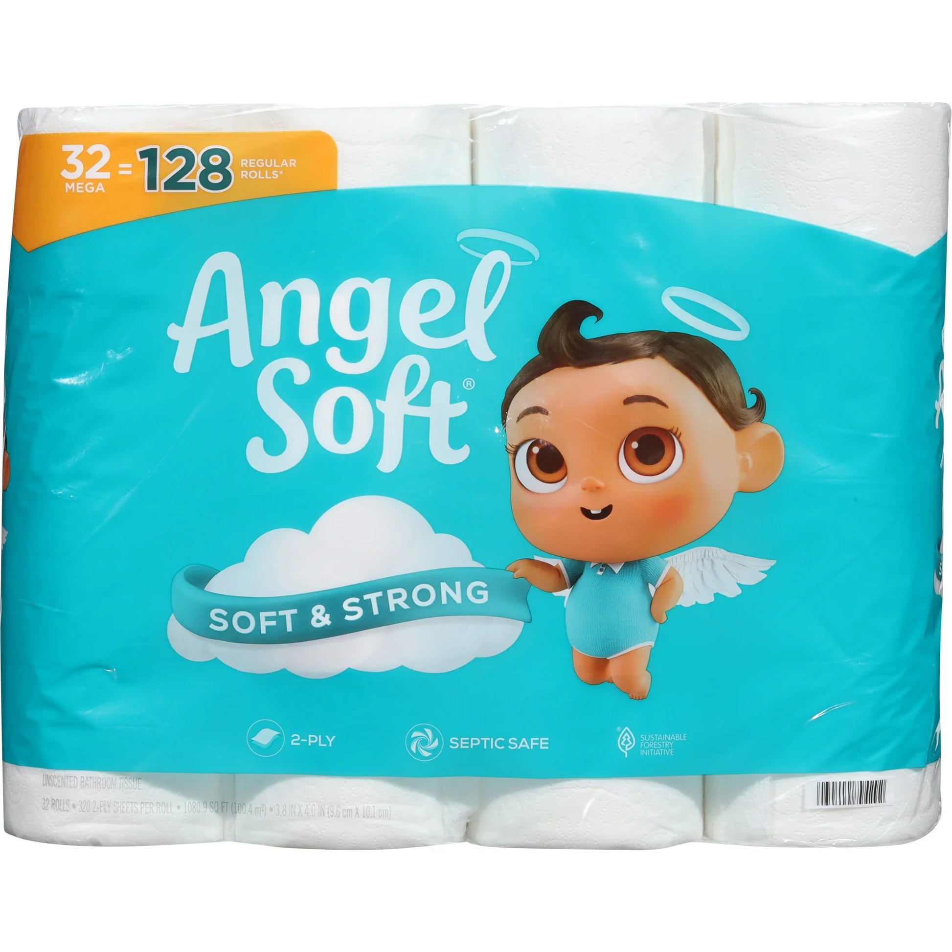 Angel Soft Mega Roll Toilet Paper, 32 pk./320 sheets per roll