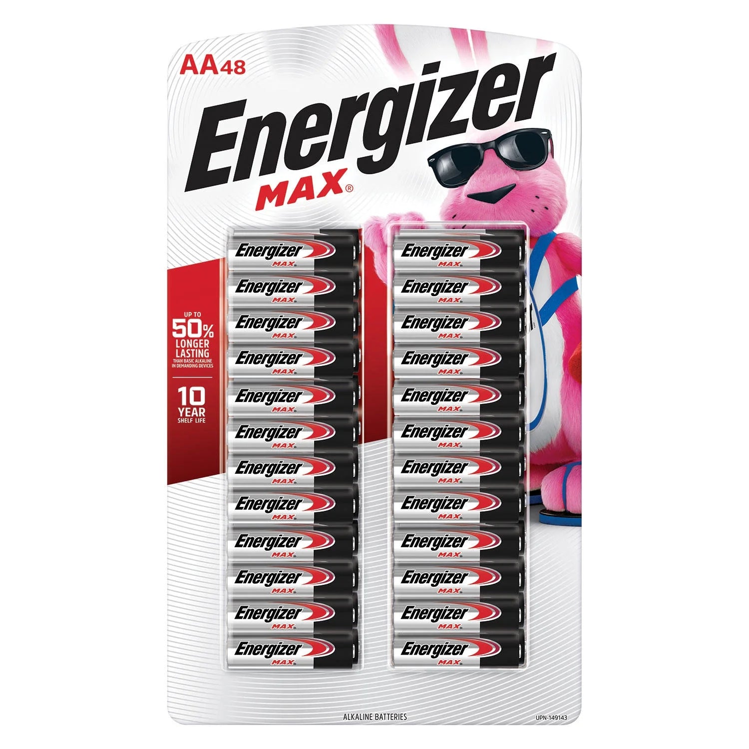 Energizer MAX AA Batteries, 48 ct.