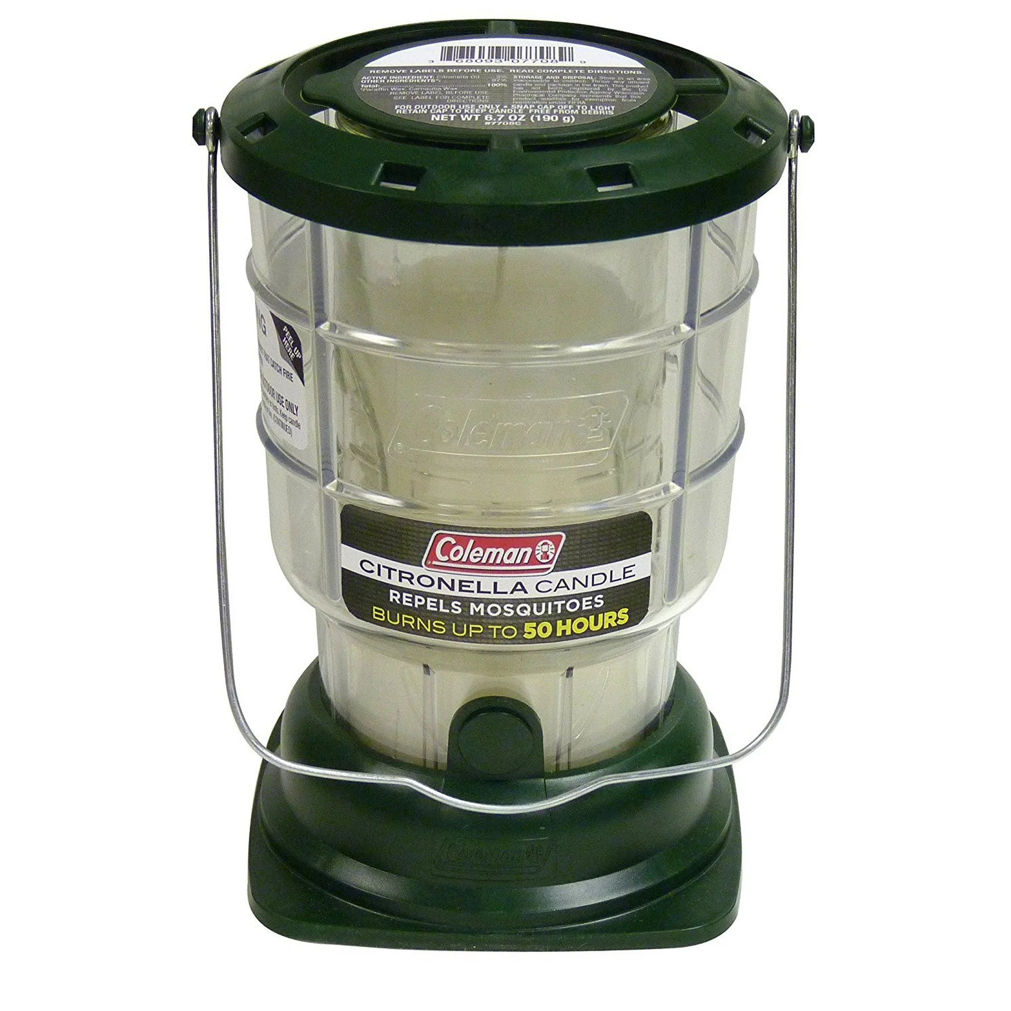 Coleman Outdoor Citronella Candle Lantern, 6.7 oz./70+ Hours
