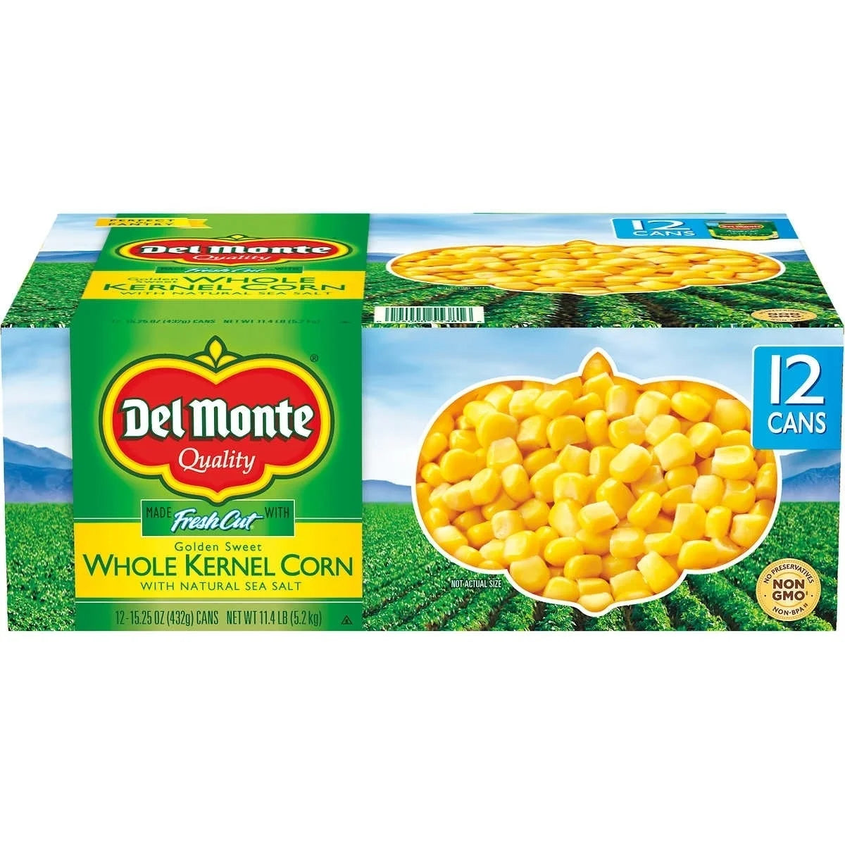 Del Monte Whole Corn, 12 pk./15.25 oz.