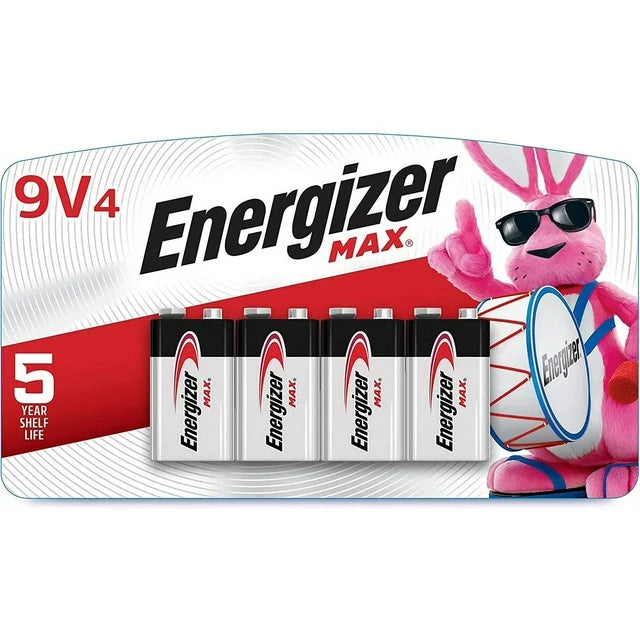 Energizer MAX 9V Batteries, 4 ct.