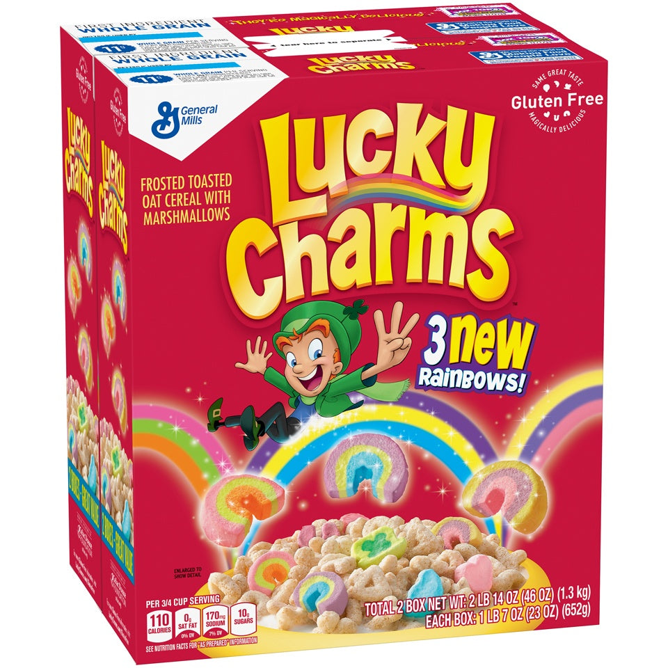 General Mills Lucky Charms, 46 oz./2 bags