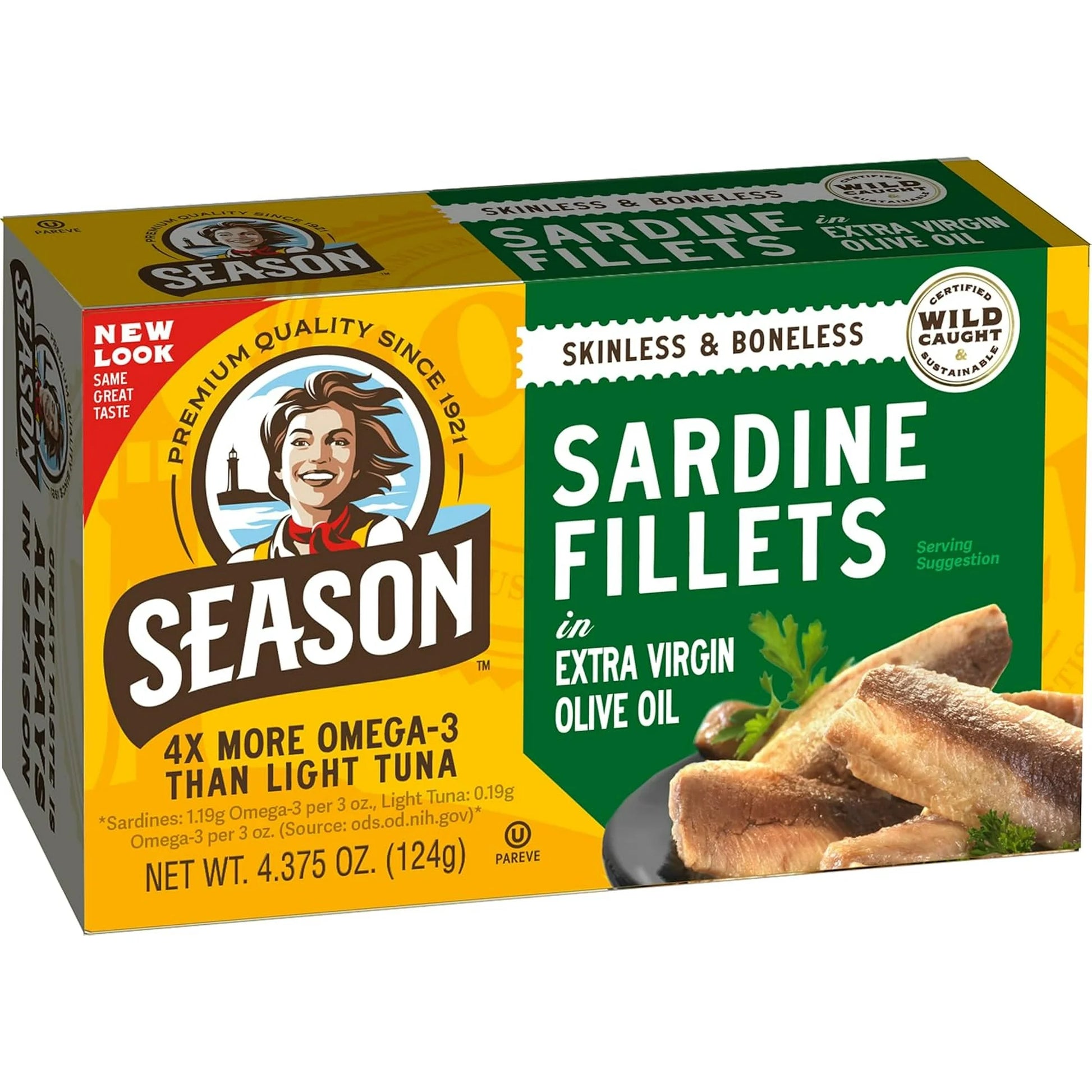 Season Wild Caught and Sustainable Sardines in Oil, 10 pk./4.375 oz.